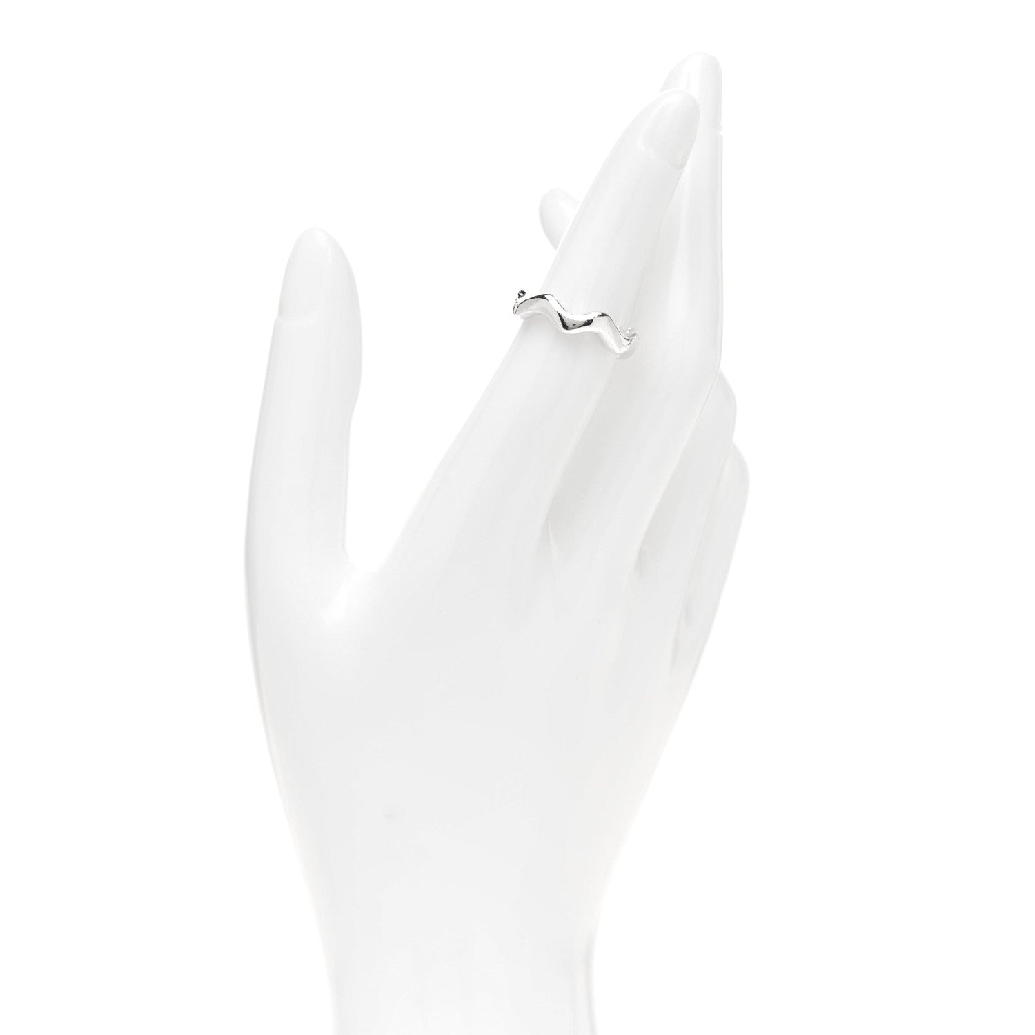 Tiffany Sterling Silver Paloma Picasso Zig Zag Ring 49 5 2 of 6