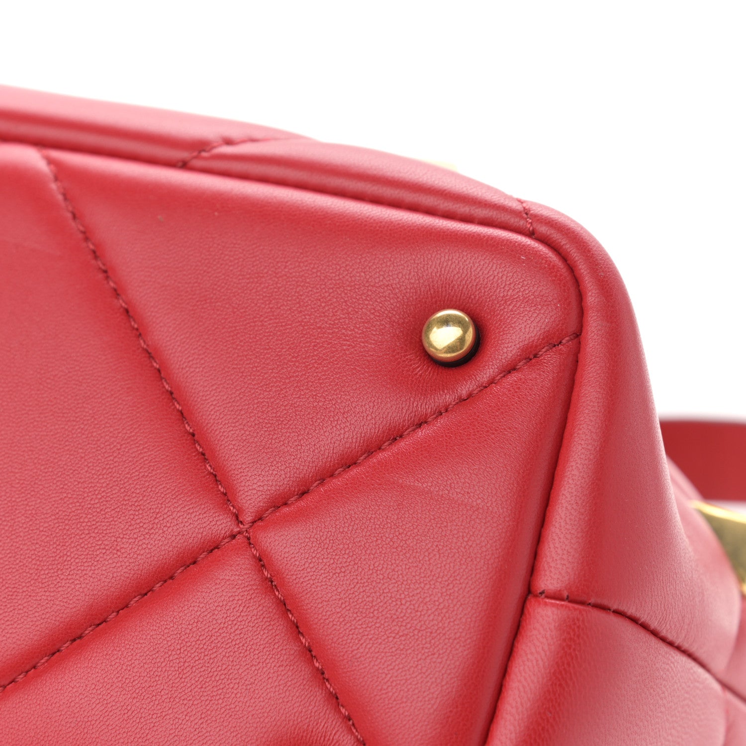 Valentino Garavani Nappa Small Roman Stud The Handle Bag Rouge Pur 10 of 13