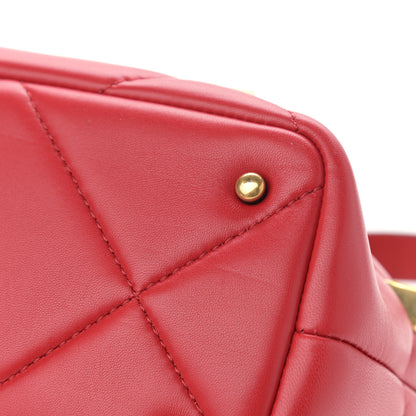 Valentino Garavani Nappa Small Roman Stud The Handle Bag Rouge Pur 10 of 13