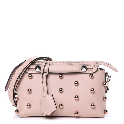 Fendi Vitello Dolce Pearl Mini By The Way Boston Bag Soap 1 of 9