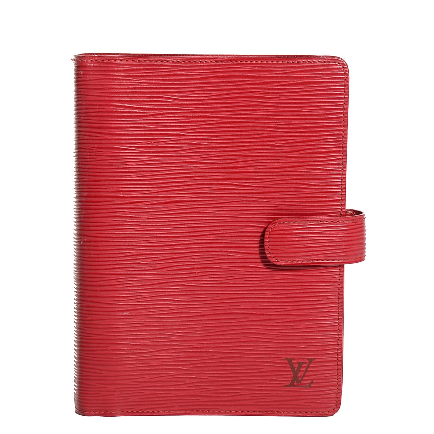 Epi Medium Ring Agenda Cover Red