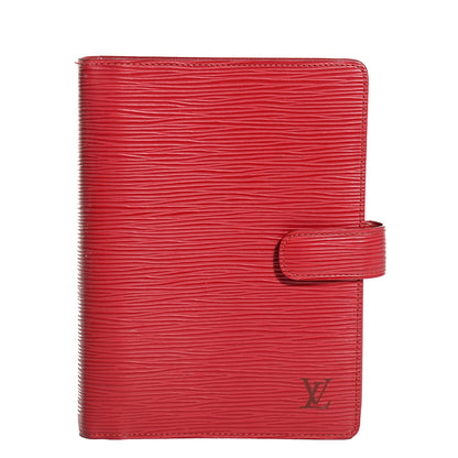 Louis Vuitton Epi Medium Ring Agenda Cover Red 1 of 7