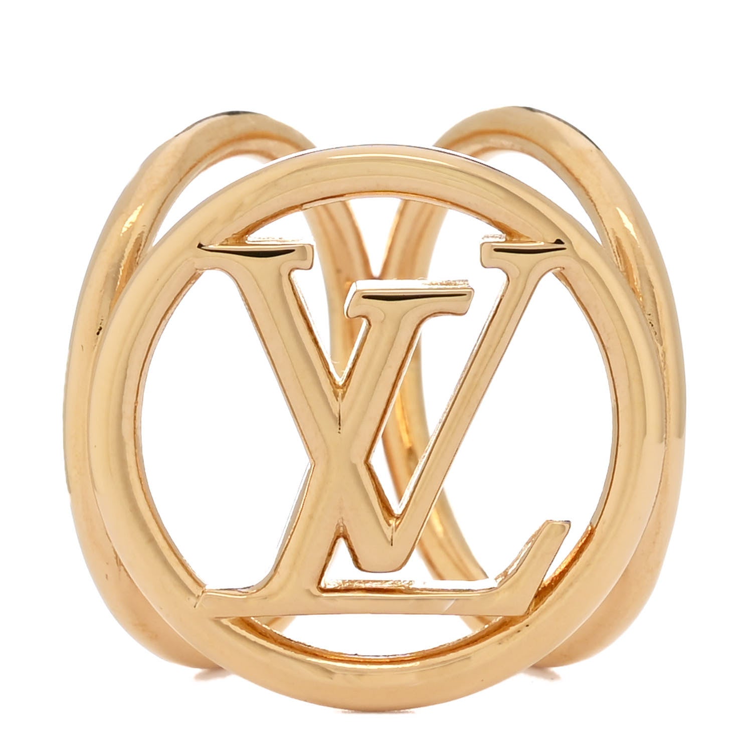 Louis Vuitton Louise Scarf Ring Holder Gold 1 of 4