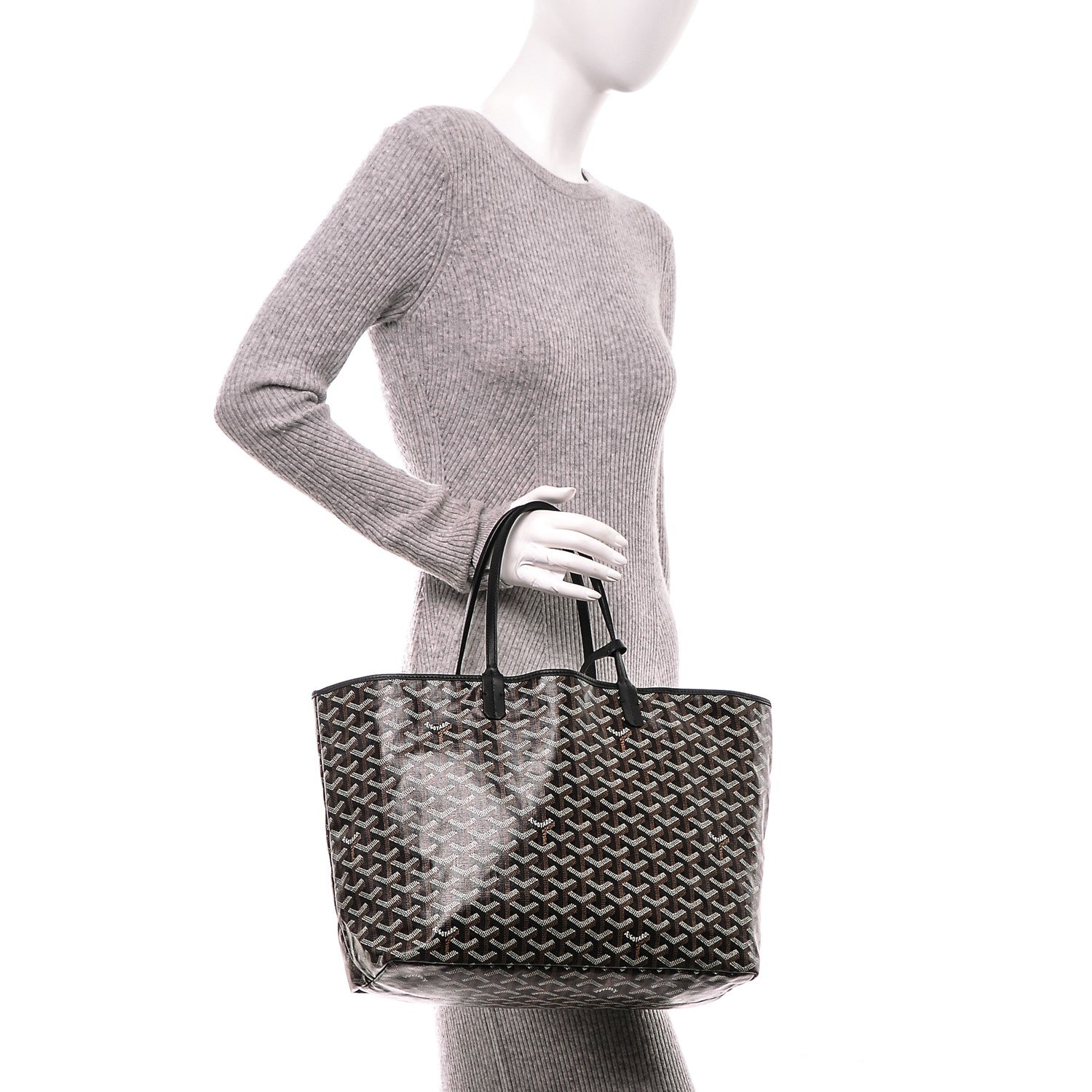 Goyard Goyardine Saint Louis PM Black 2 of 6