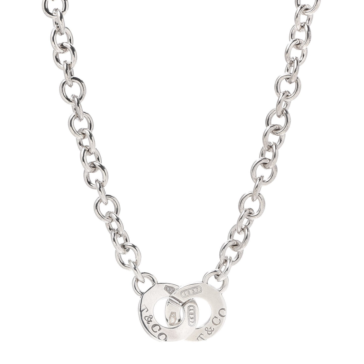 Sterling Silver 1837 Circle Clasp Necklace