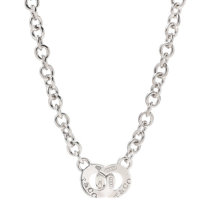 Tiffany Sterling Silver 1837 Circle Clasp Necklace 1 of 4
