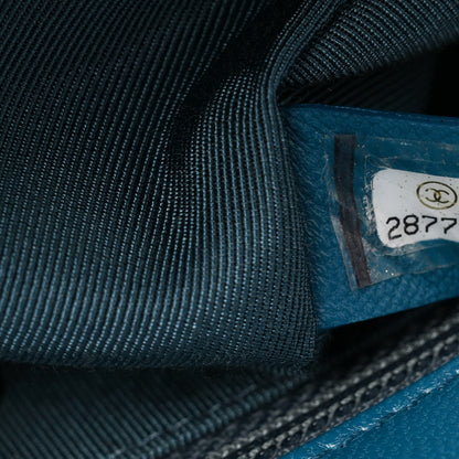 Chanel Goatskin Quilted Medium Chanel 19 Flap Turquoise 7 of 12