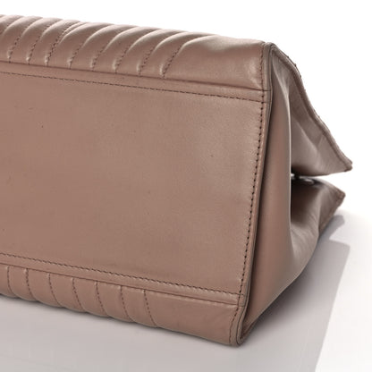 Prada Soft Calfskin Impunture Diagramme Tote Cipria 8 of 10