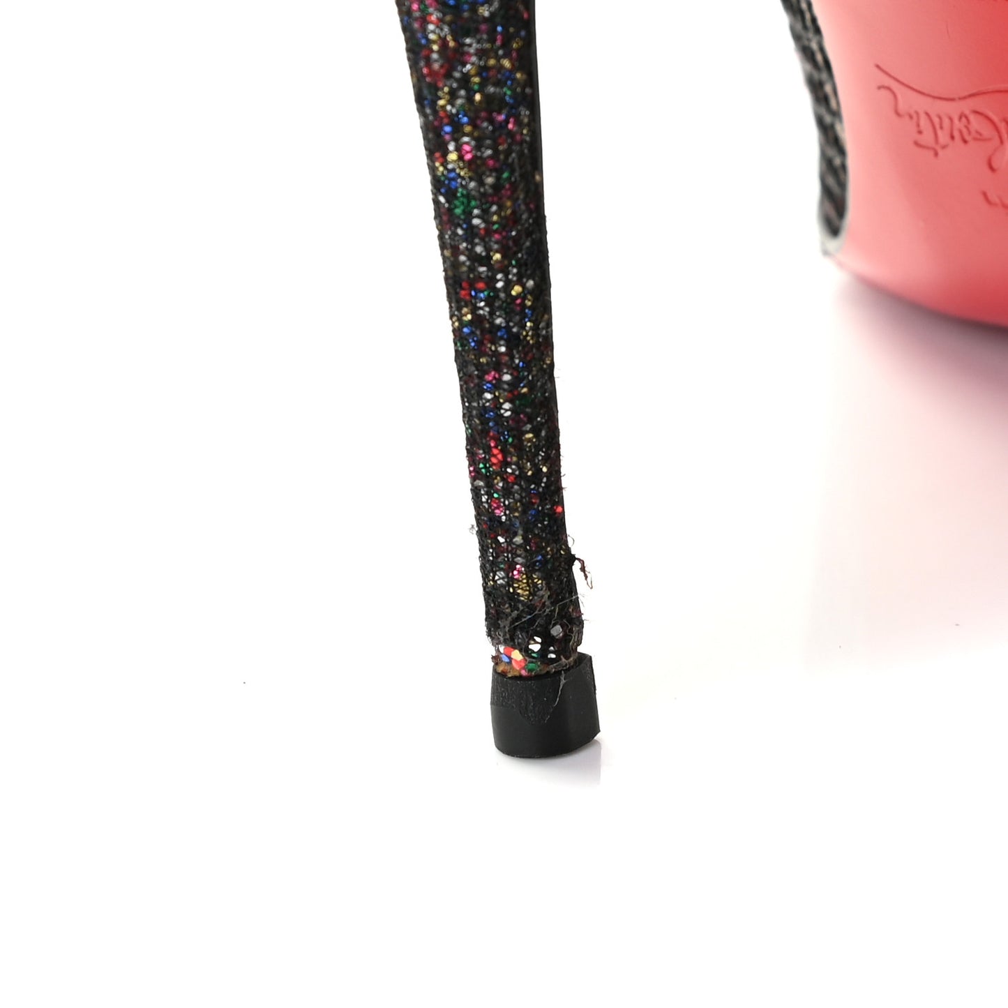 Fishnet Glitter Follies Lace 100 Pumps 37.5 Black