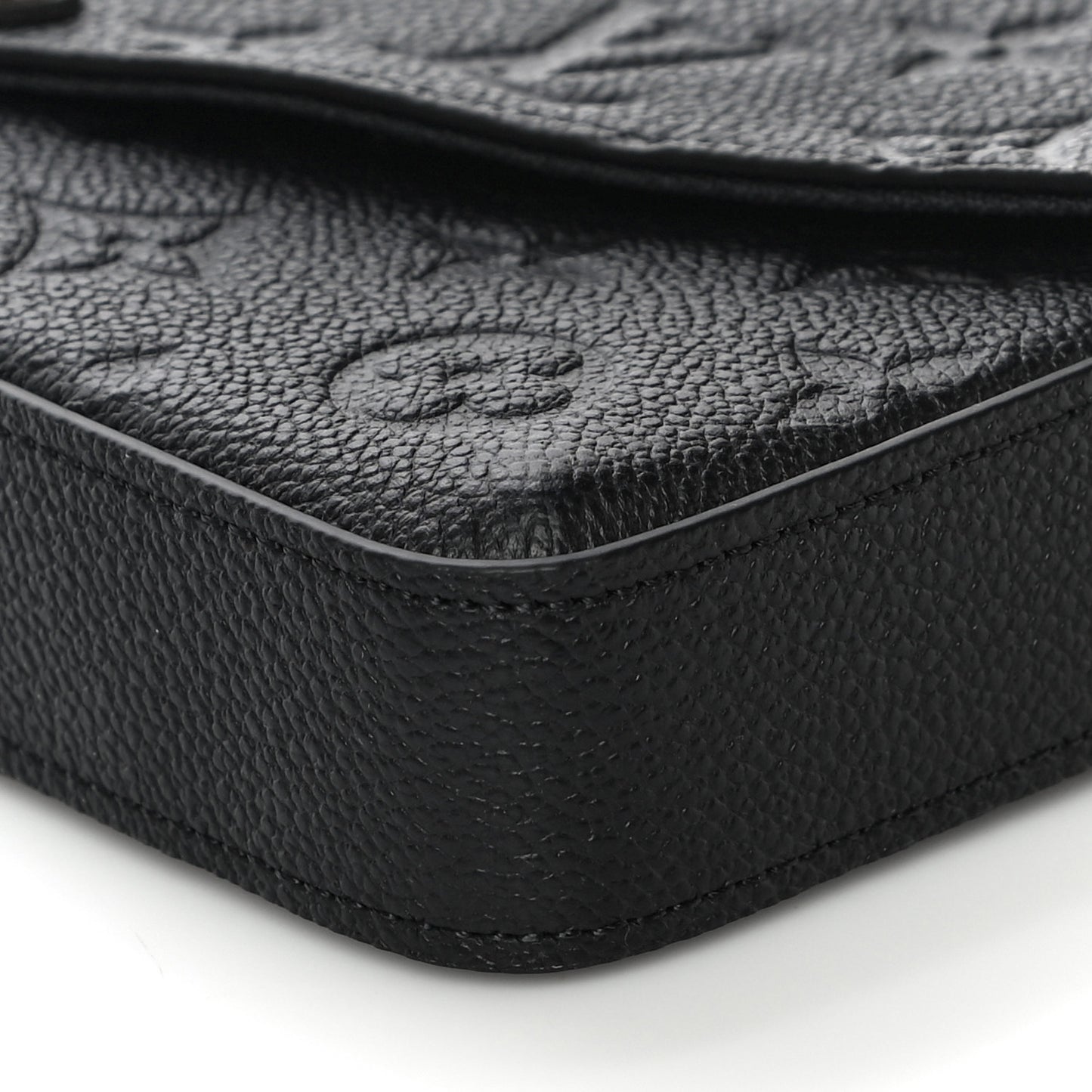 Empreinte Pochette Felicie Chain Wallet Black