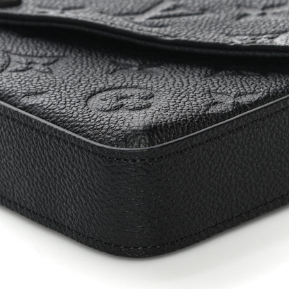 Louis Vuitton Empreinte Pochette Felicie Chain Wallet Black 10 of 10