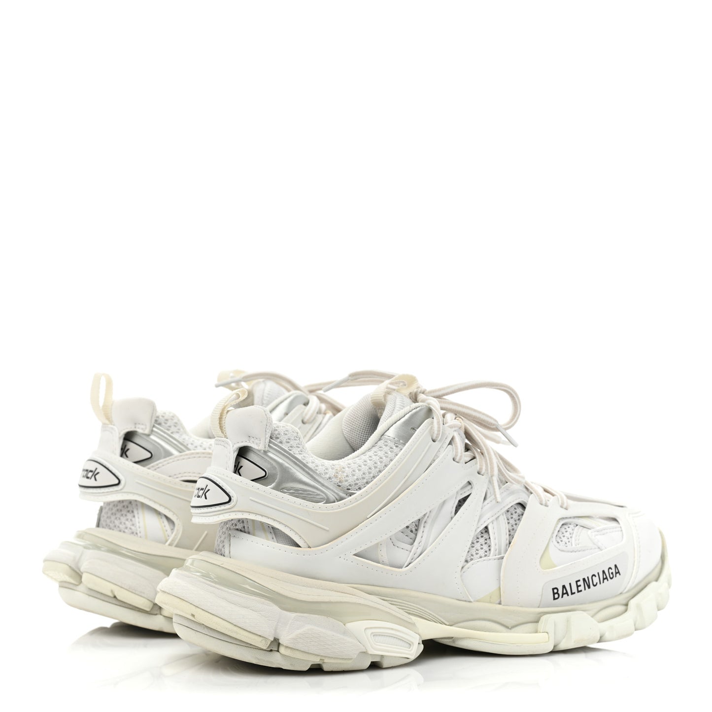 Mesh Nylon Womens Track Sneakers 38 White