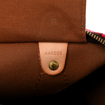Louis Vuitton Monogram Graffiti Speedy 30 Fuchsia 7 of 11
