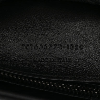 Saint Laurent Sheepskin Matelasse Chevron Monogram Large College Satchel Black 8 of 16