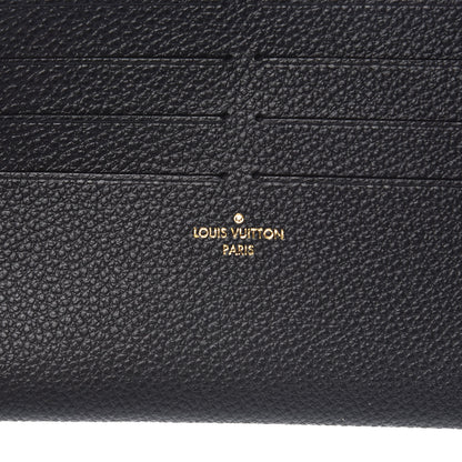 Louis Vuitton Calfskin Felicie Chain Wallet Card Holder Insert Black 6 of 6