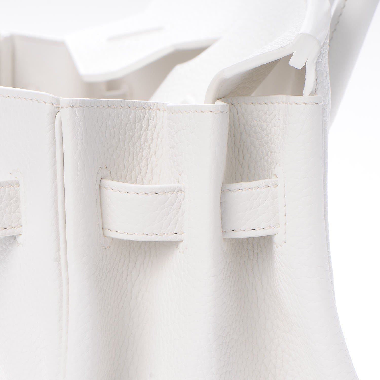 Hermes Taurillon Clemence Birkin 35 White 22 of 34