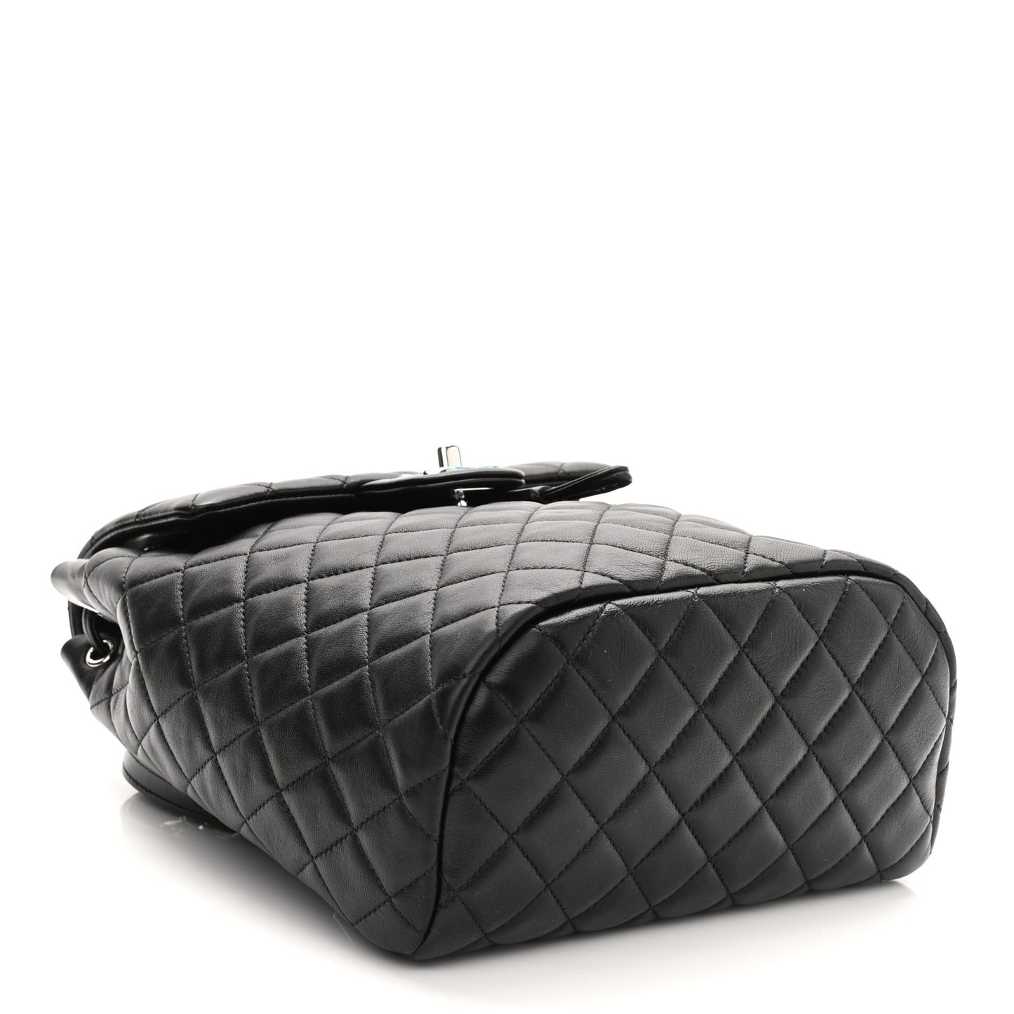 Lambskin Quilted Small Urban Spirit Backpack Black