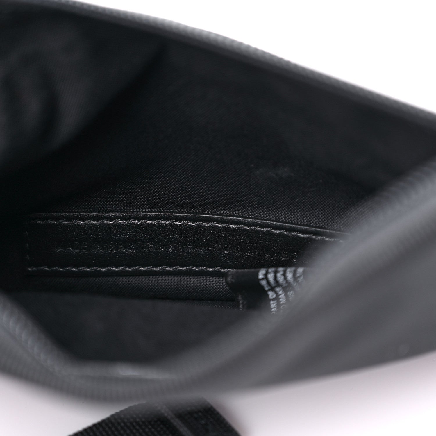 Balenciaga Sustainable Casual Nylon Weekend Belt Wallet Black 7 of 10
