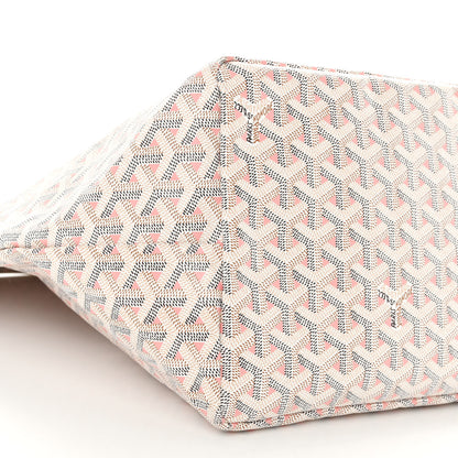 Goyard Goyardine Saint Louis Claire Voie GM White Pink 9 of 10