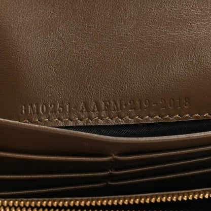 Fendi Vitello Soft F is Fendi Bi-Color FF 1974 Embossed Continental Envelope Wallet Maya Black 6 of 8