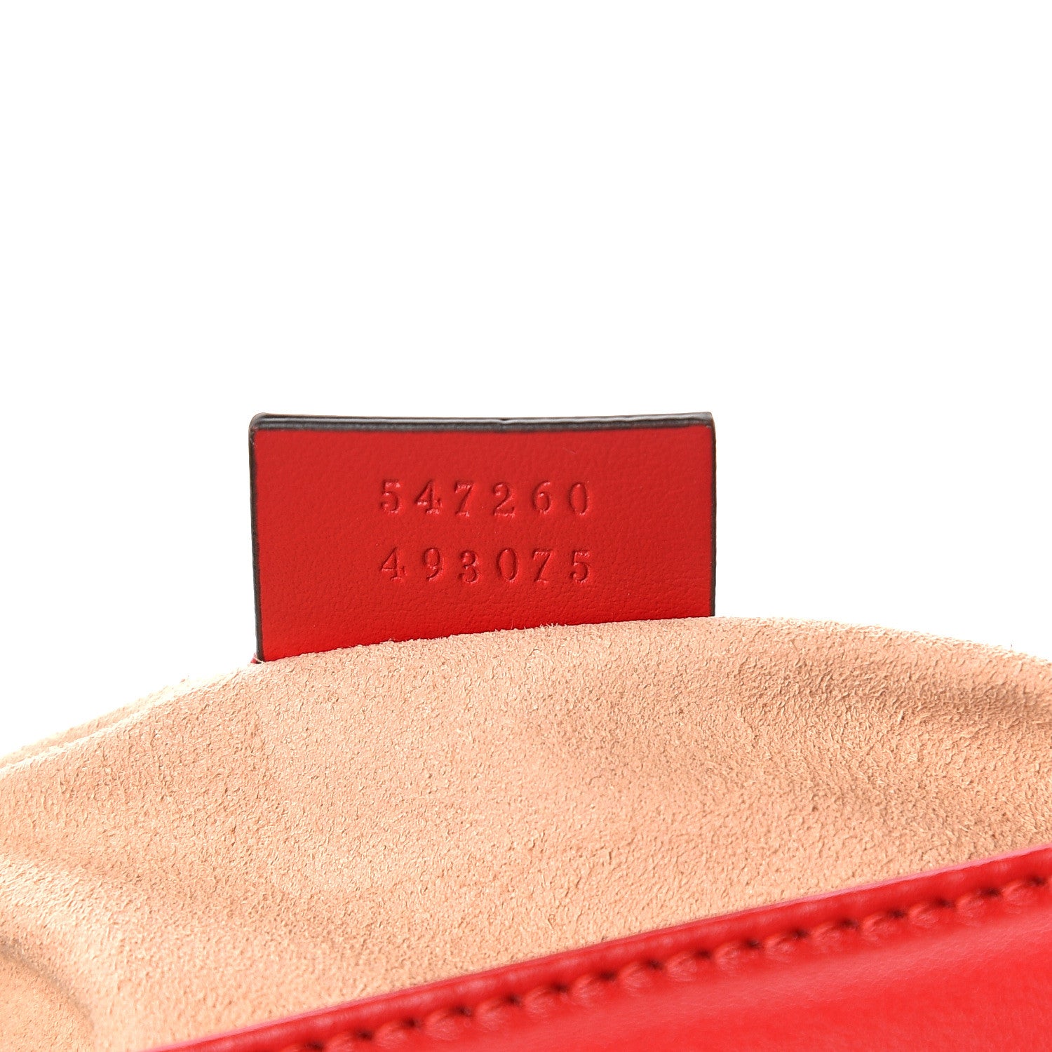 Gucci Calfskin Matelasse Mini GG Marmont Top Handle Shoulder Bag Hibiscus Red 6 of 12