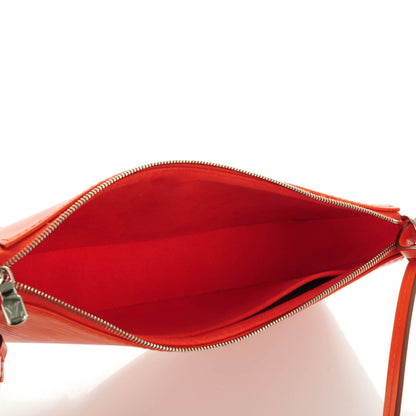 Louis Vuitton Epi Pochette Accessories NM Piment 6 of 7
