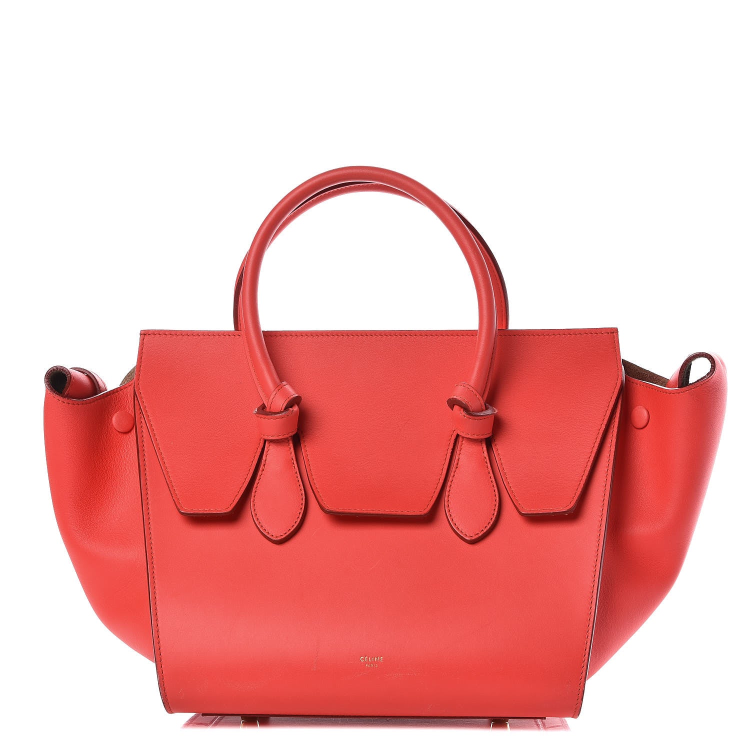 Celine Smooth Calfskin Mini Tie Knot Tote Alizarin 1 of 27