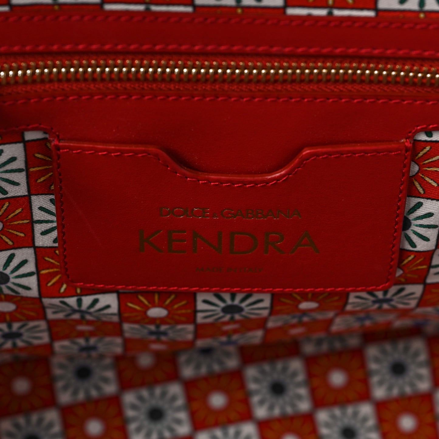Woven Raffia Lizard Kendra Logo Tote Red Multicolor