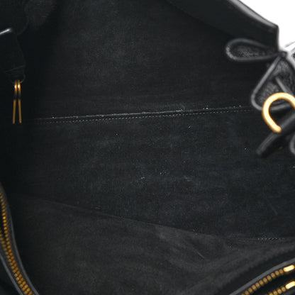 Saint Laurent Grained Calfskin Small Supple Sac De Jour Black 8 of 12