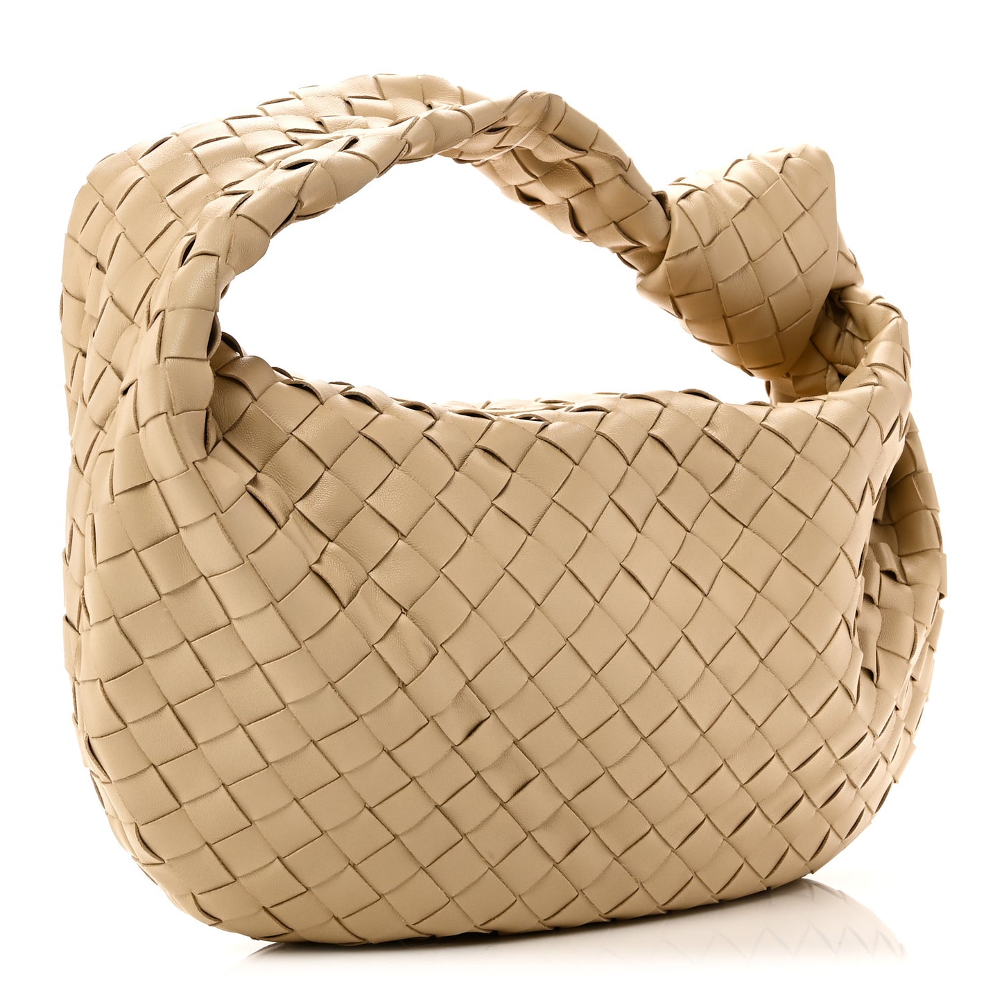 Nappa Intrecciato Teen Jodie Hobo Porridge
