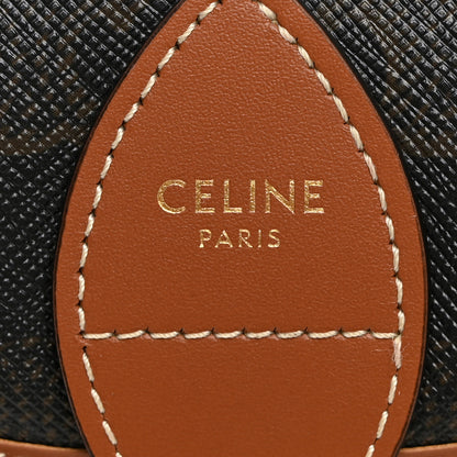 Celine Triomphe Canvas Calfskin Mini Folco Backpack Tan 6 of 9