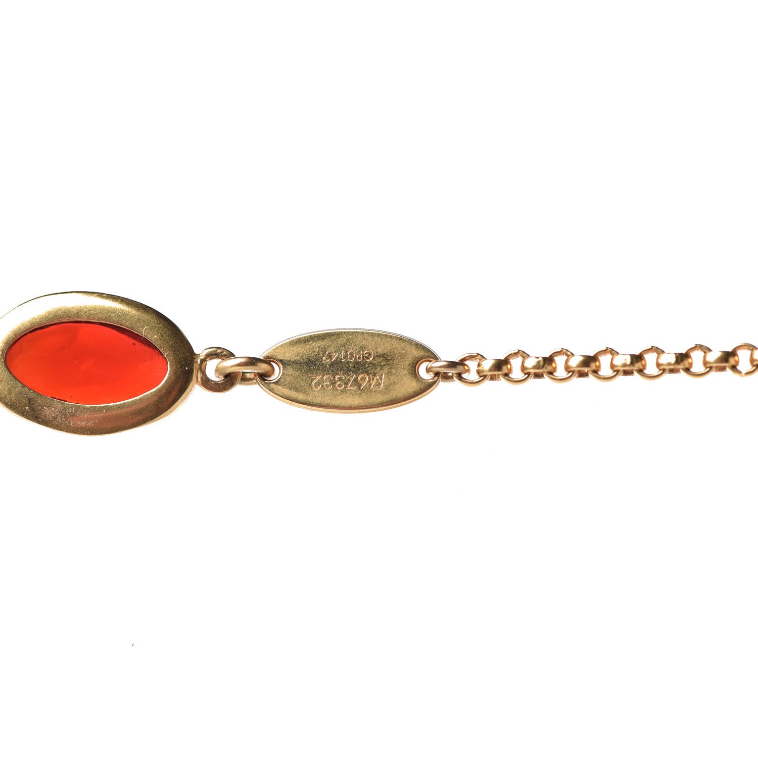 Louis Vuitton Colourgram Supple Long Necklace Gold 8 of 8