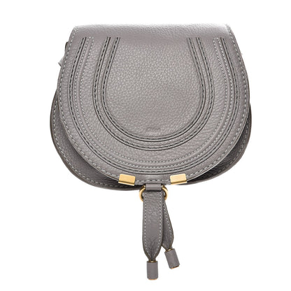 Chloe Calfskin Mini Marcie Round Crossbody Bag Cashmere Grey 1 of 7