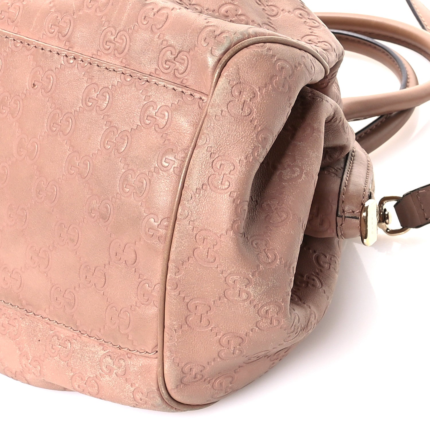 Gucci Guccissima Medium Sukey Boston Winter Rose 10 of 15