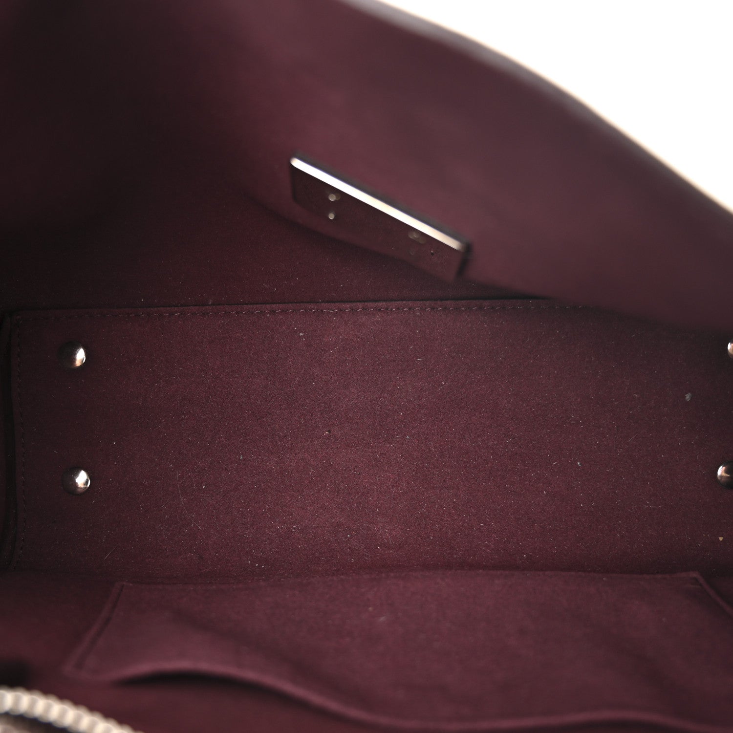 Givenchy Grained Calfskin Small Shark Lock Satchel Burgundy 8 of 19