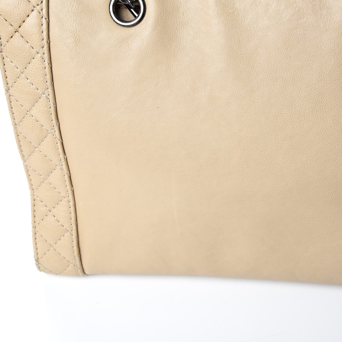 Lambskin Boy Reverso Shopping Tote Beige