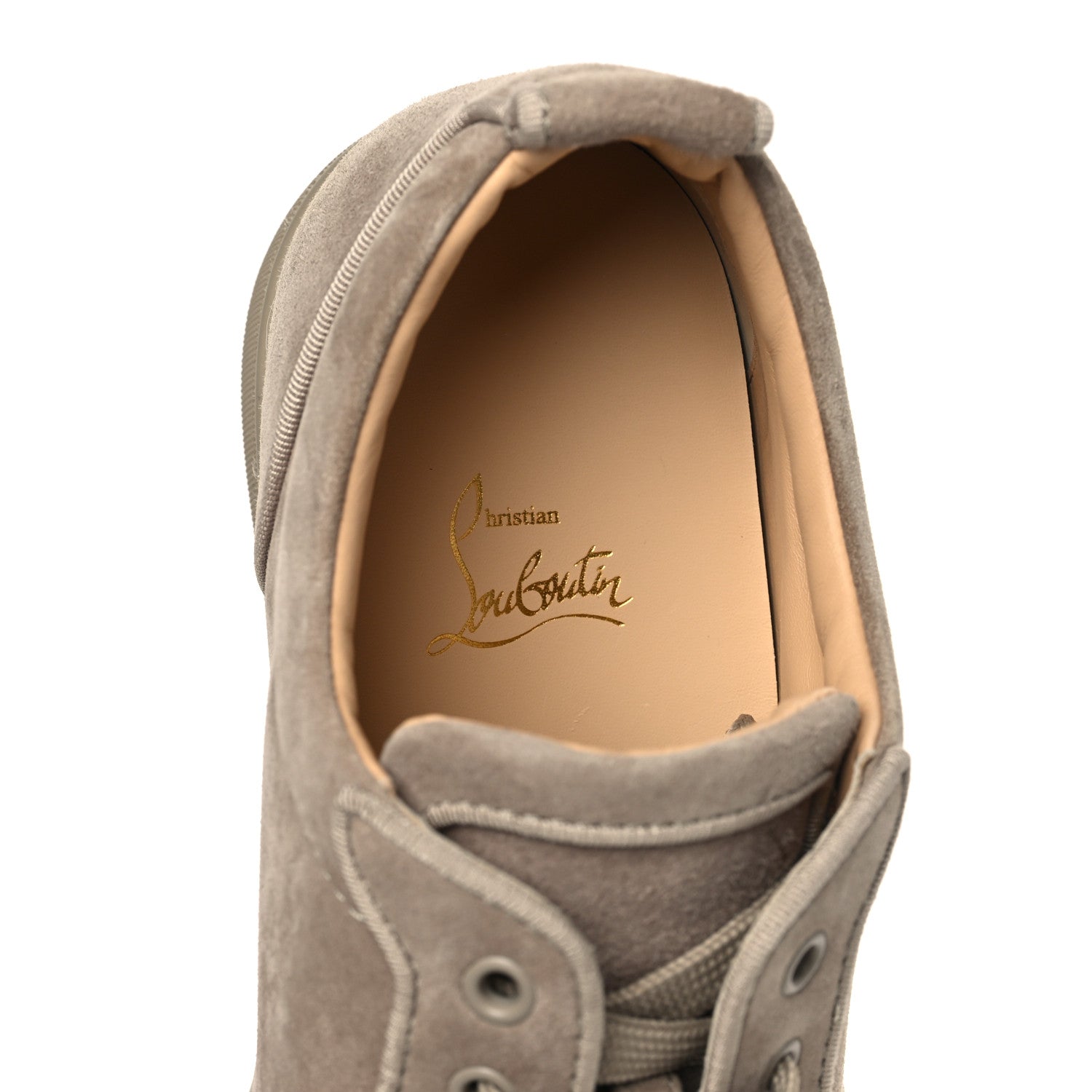 Christian Louboutin Suede Rantulow Mens Orlato Flat Sneakers 43 Saharienne 7 of 8