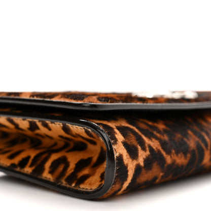Jimmy Choo Pony Hair Leopard Varenne Chain Clutch Natural 8 of 10