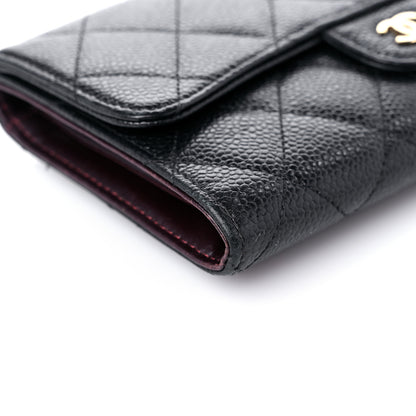 Chanel Caviar Quilted Large Flap Wallet Black 8 of 21