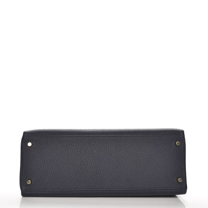 Hermes Togo Kelly Retourne 35 Bleu Nuit 7 of 34