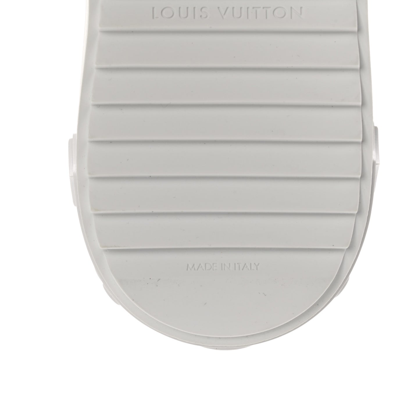 Lambskin Embossed Monogram Time Out Sneakers 37 White