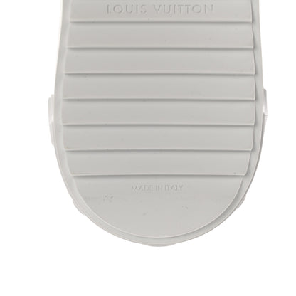 Louis Vuitton Lambskin Embossed Monogram Time Out Sneakers 37 White 9 of 10