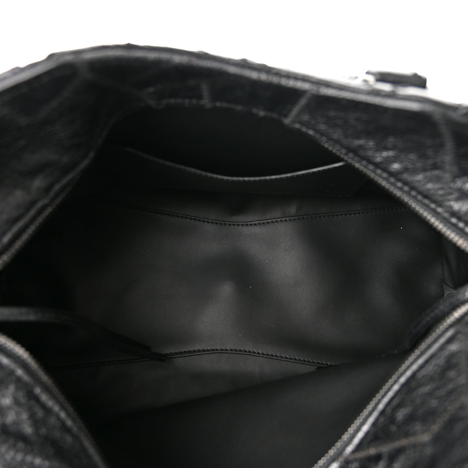 Balenciaga Calfskin Patchwork Stitched Neo Classic Silver Hardware City Black 5 of 10