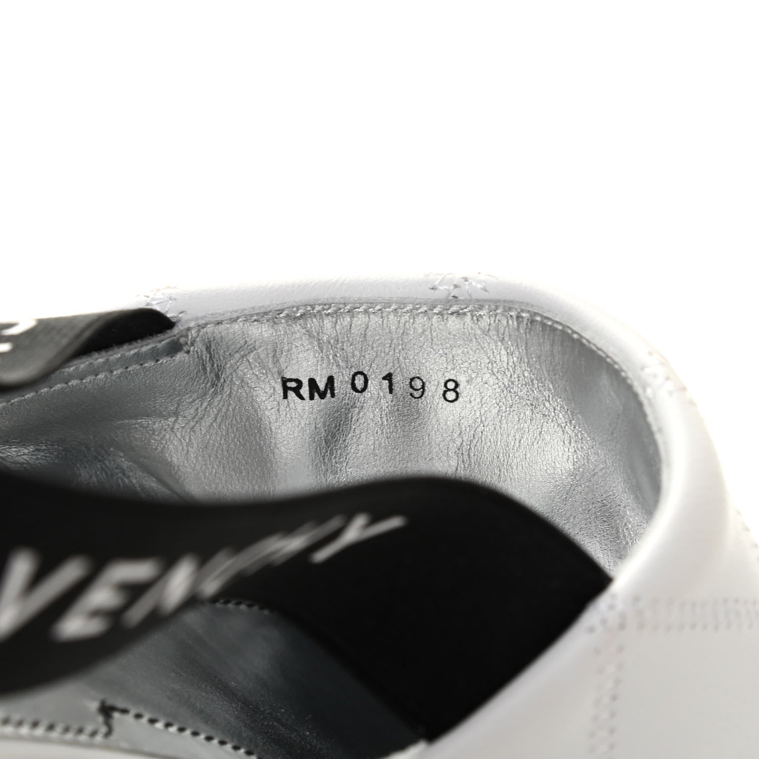 Givenchy Nappa Quilted Rivington Logo Slingback Flat 41 White 7 of 7