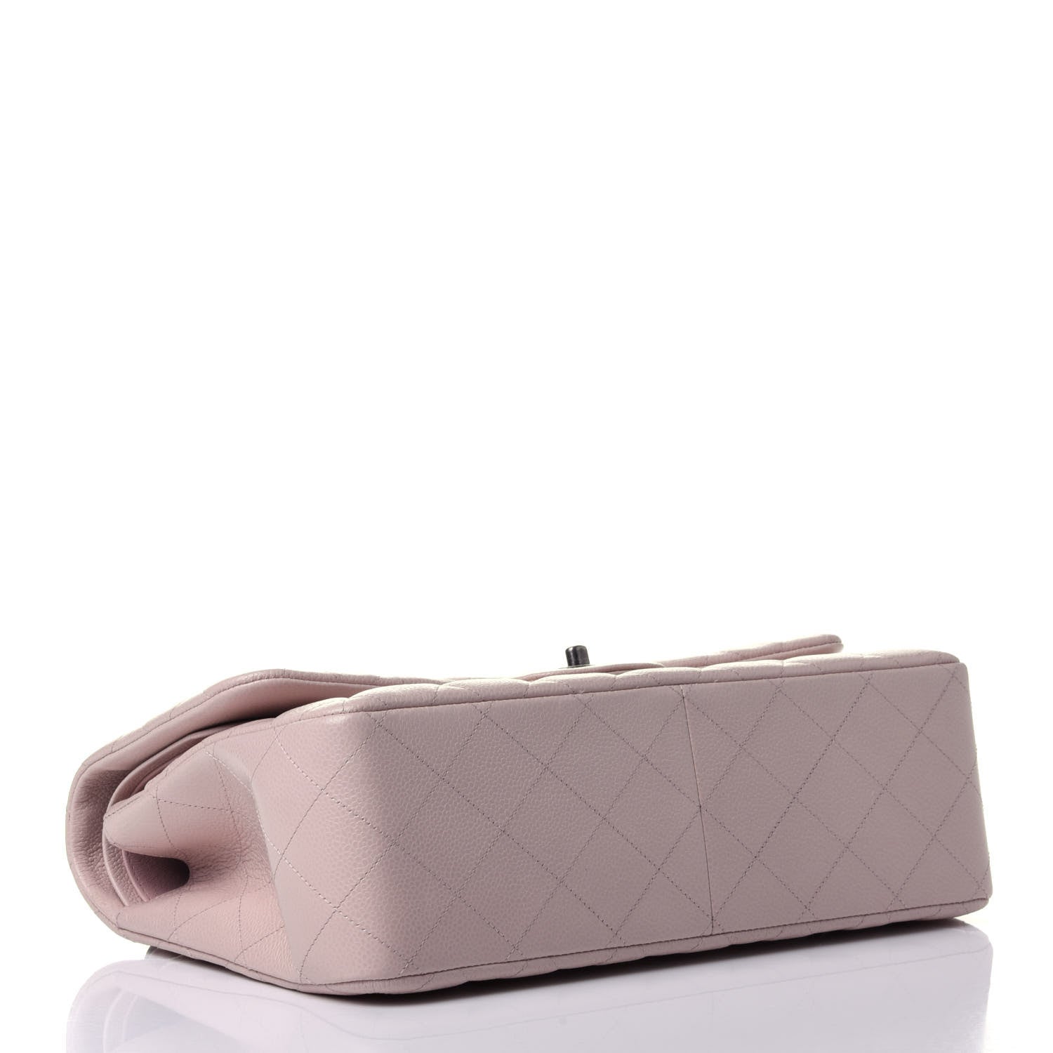 Chanel Caviar Quilted Jumbo Double Flap Light Pink 3 of 10