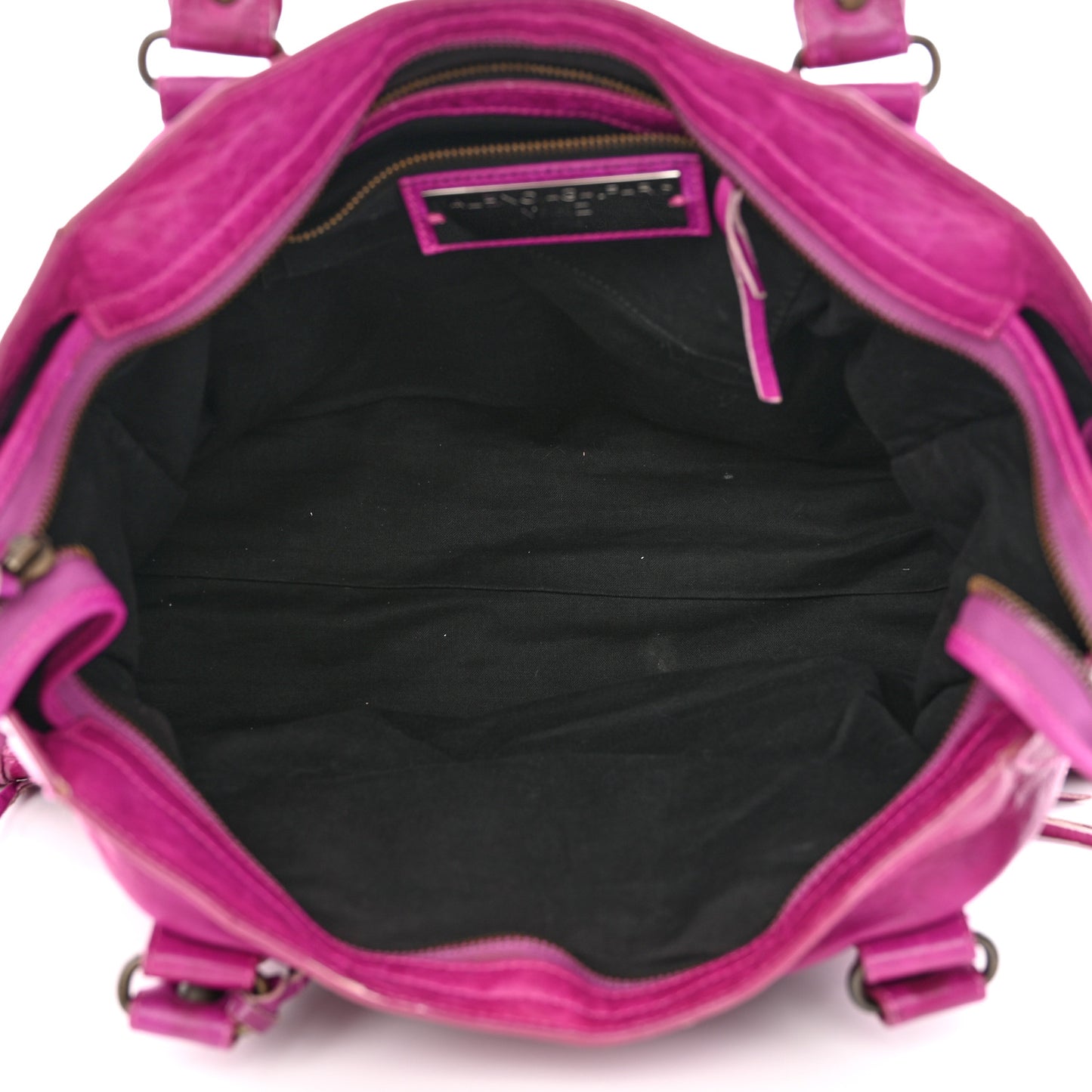 BALENCIAGA Agneau Classic Hardware City Magenta