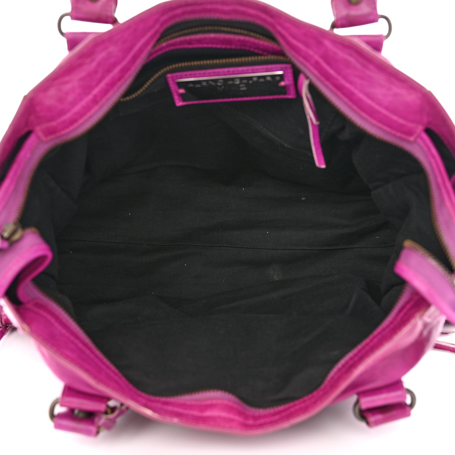 Louis Vuitton BALENCIAGA Agneau Classic Hardware City Magenta 5 of 14