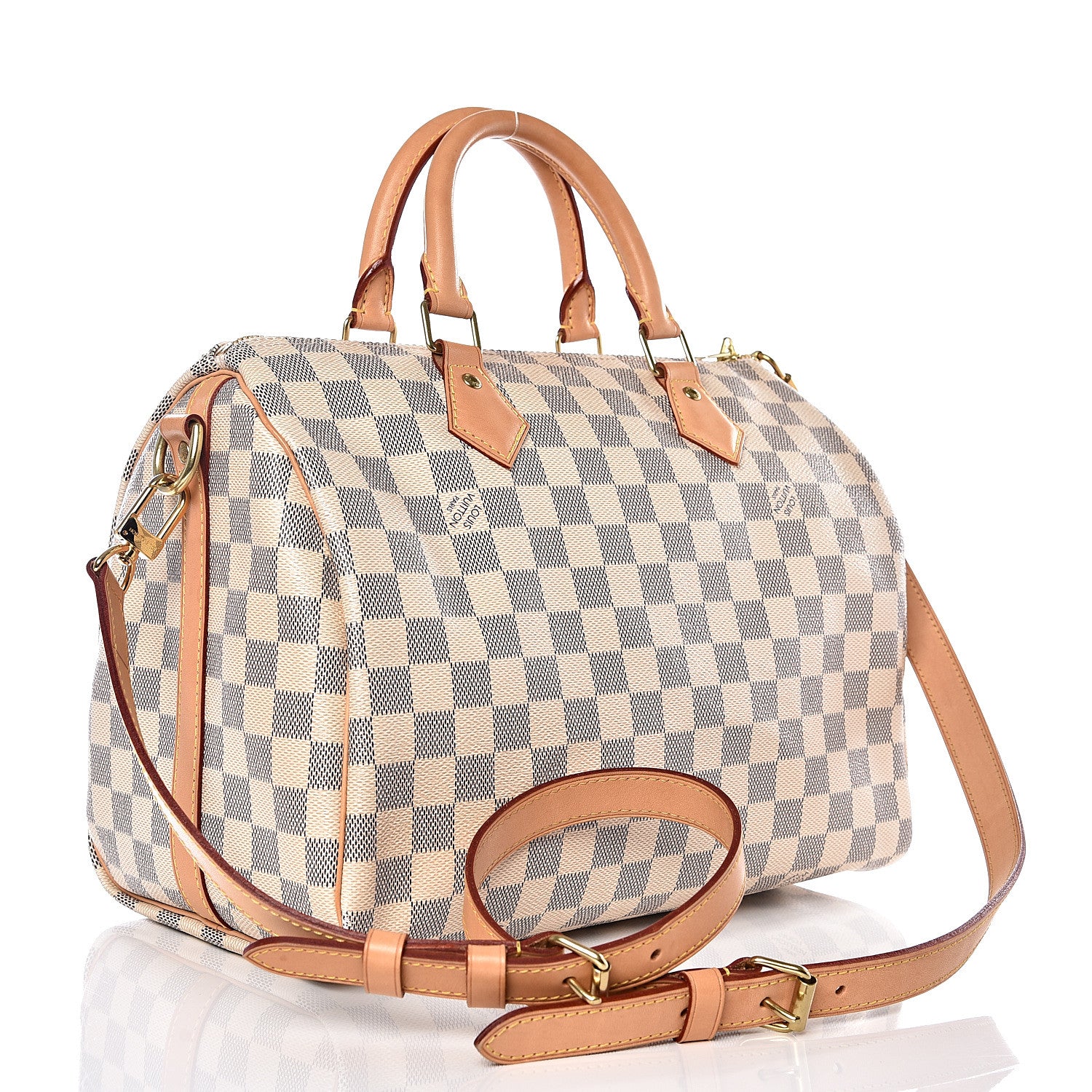 Louis Vuitton Damier Azur Speedy Bandouliere 30 2 of 11