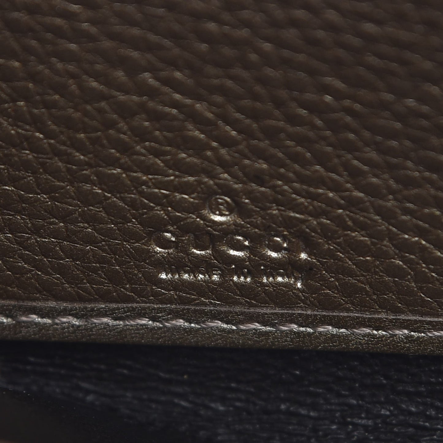 Monogram Bamboo Tassel Zip Around Wallet Gold
