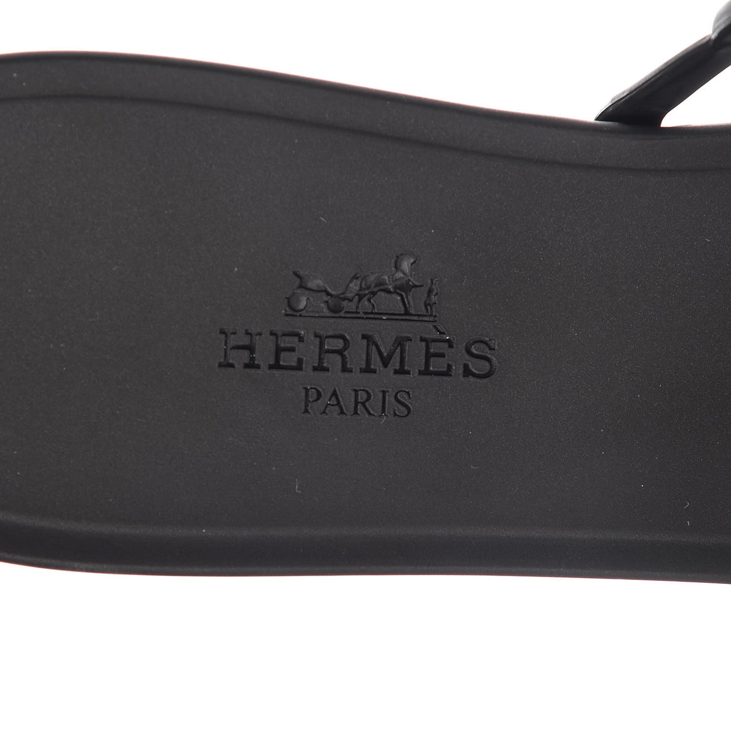 Rubber Chaine d'Ancre Rivage Sandals 37 Black